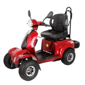 Ksm-910 Fully Enclosed Electric Cabin Mobility Scooter Price Double Seat Heavy Duty 4 Wheel Mobility Scooter for Elderly