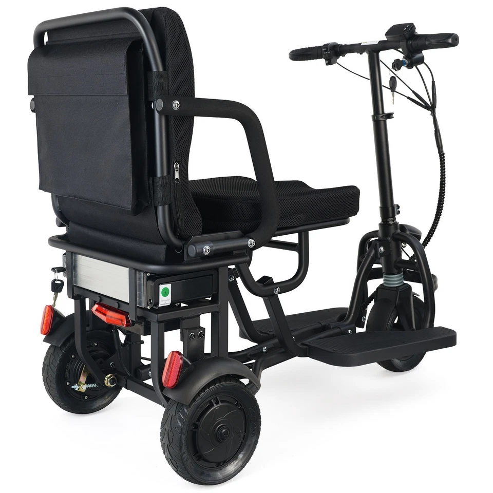 Three-Wheel Foldable Scooter Electric Adult, 3 Speed Adjustment Mobility Scooter - Image 2